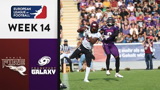 Rhein Fire  Frankfurt Galaxy  Highlights  Week 14  Season 2023 [upl. by Enyawad]