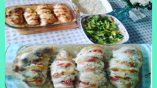 COMO FAZER PEITO DE FRANGO caprese LOW CARB  RECEITA PRÁTICA E BARATA [upl. by Goldarina]