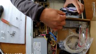 Hikvision DS7716NIE416P NVR Hard Drive Installation Part 1 [upl. by Anaiad]