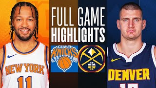 KNICKS at NUGGETS  FULL GAME HIGHLIGHTS  March 21 2024 [upl. by Shanley]