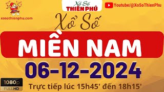 Xổ Số Miền Nam Thiên Phú 06122024  Trực Tiếp XSMN Thứ 6 Ngày 06 Tháng 12 Năm 2024 KQXSMN [upl. by Kelsy73]