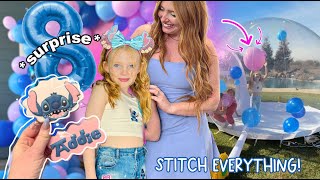 24 hours of ✨MAGIC✨ for Addie’s Stitch themed 8th Birthday Party DIY EVERYTHING [upl. by Ardnahcal]