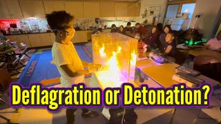 Deflagration vs Detonation in RamZland🔥 STEM ScienceForKids CombustionVelocity RamZland [upl. by Nwadal]