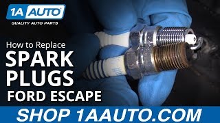 How to Replace Spark Plugs 0812 Ford Escape [upl. by Kendricks]