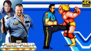 WWF Superstars  Big Boss Man amp The Honky Tonk Man Arcade  1989 4K 60FPS [upl. by Japha]