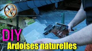 DIY Je modifie la toiture en ardoises naturelles de mon atelier avec des outils simples [upl. by Elocn]