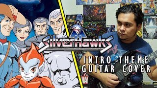 Silverhawks Halcones Galacticos opening  Guitar Cover [upl. by Catharina]