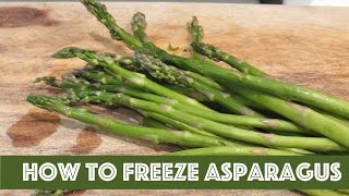 How to Freeze Asparagus  The Frugal Chef [upl. by Nidraj864]