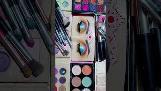 Glitter full cut crease eye makeup tutorials bengali bride makeupyoutubeshortseyemakeupviralreels [upl. by Eppesiug]