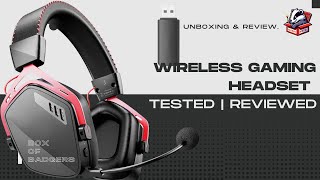 GameXtrem Wireless Gaming Headset 24G USB Wireless Gamer Headphones with Microphone [upl. by Mccormick]