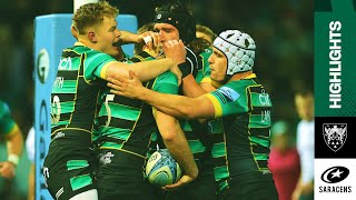 Highlights  Northampton Saints v Saracens [upl. by Abekam838]