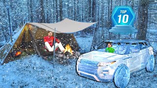 Winter Camping Food Cooking Comedy Videos Collection Hindi Kahaniya Bedtime Moral Stories Collection [upl. by Nnylanna]