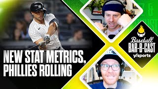 New Statcast hitting metrics explained Phillies first to 30  Baseball BarBCast  Yahoo Sports [upl. by Ydnab]