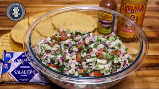 Ceviche de Pescado  Tilapia Recipe  Mexican Food [upl. by Coltson]