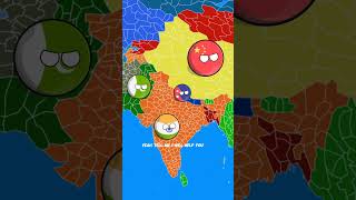 COUNTRIES IN PARALLEL UNIVERSE shortfeed countryballs shortvideos geography country map short [upl. by Aihselef]