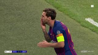 messi celebration vs tottenham 4k [upl. by Alhsa]