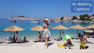 The Best Beaches in Croatia  The Secret of Primoštens Attractiveness Revealed 4k tour [upl. by Hayidan]