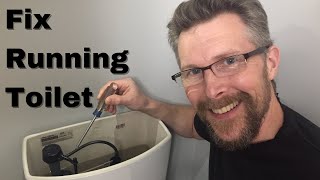 How to fix a running toilet The two most common causes [upl. by Towny]