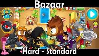 Bloons TD 6  Bazaar  Hard  Standard [upl. by Lein]