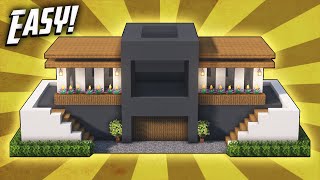 Minecraft How To Build A Large Modern House Tutorial 46 [upl. by Rakel]