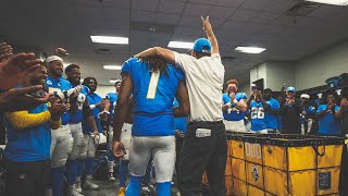 Jim Harbaugh Locker Room Victory Speech vs Panthers  LA Chargers [upl. by Nerak]