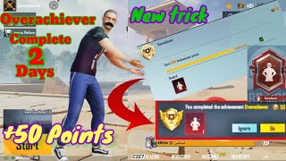 How to Complete OVERACHIEVER Earn 2800 Achievement Point  Overachiever Achievement Title  Pubg [upl. by Enialb]