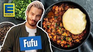 Afrikanisches Fufu Rezept  Traditionelles afrikanisches Gericht selber machen [upl. by Yelhs]