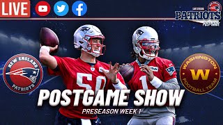 LIVE Patriots vs WFT POSTGAME Show w Evan Lazar [upl. by Adnorat]