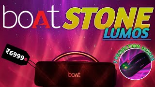 Boat Stone lumos60W Sound9 Hrs Backup ✨ Unboxing And Review ✨SPEAKER UNDER 6999 [upl. by Justicz256]