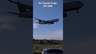 Rare Air Canada Cargo 767300 landing 6R in Toronto commercialaircraft aircanadacargo aircanada [upl. by Lilithe618]