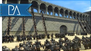 MASSIVE ORC SIEGE BATTLE GONDORS LAST STAND  Third Age Total War Reforged Mod Gameplay [upl. by Ellered]