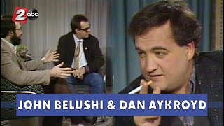 John Belushi and Dan Aykroyd  1982  KATU In The Archives [upl. by Neladgam]