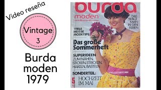 Reseña revista BURDA MODEN de 1979 3  Revista de Patrones [upl. by Mcnamee]