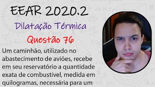 EEAR  2020 Um caminhão utilizado no abastecimento de aviões recebe em seu reservatório a [upl. by Donela266]