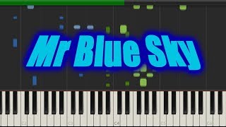 Mr Blue Sky  ELO  Synthesia version [upl. by Atin]