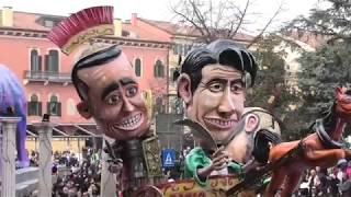 Carnevale di Verona 2019  La sfilata del Venerdi Gnocolar 🎭 Carnival parade [upl. by Pirzada]