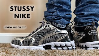 Stussy Nike Spiridon Cage 2 Pure Platinum Review and On Feet [upl. by Islehc756]