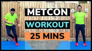 MetCon Workout At Home  25 Minute Full Body Metabolic Conditioning Workout [upl. by Salome929]