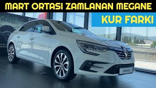 13 MART 2024 RENAULT MEGANE SEDAN FİYAT LİSTESİ  AY ORTASI ZAM GELDİ [upl. by Morganica330]