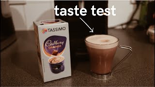 How to make a Cadbury Orange Hot Chocolate  Tassimo Pods [upl. by Cchaddie387]