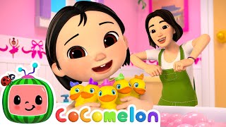 Five Little Ducks in the Bath Song  CoComelon Nursery Rhymes amp Kids Songs [upl. by Atirihs]