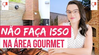 7 ITENS QUE NÃO RECOMENDO PARA ÁREA GOURMET  Mariana Cabral [upl. by Naxela632]