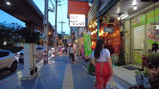 4K Thailand Walking Tour 🇹🇭 Bangkok Sukhumvit Rd Walk  Phrom Phong to Thong Lo [upl. by Binni]