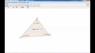 GeoGebra Tutorial measure angles and area [upl. by Sven]