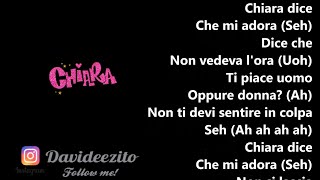 Tony Effe  Chiara audio lyrics [upl. by Coonan]