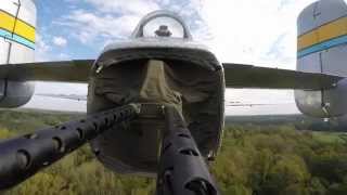 GoPro video of B25 operating tail gun [upl. by Eseenaj540]