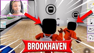 WE ESCAPED BROOKHAVEN PRISON USING A SECRET TUNNEL Brookhaven RP Roblox [upl. by Peggir]