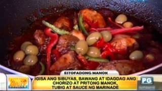 Unang Hirit Kitchen Hirit Estofadong Manok [upl. by Aerdnod]