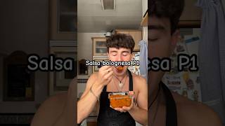 P1salsa bolognesa bolognese boloñesa italianfood italiancooking recetasfaciles humor loopezr [upl. by Trevethick]