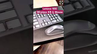 Unboxing Lenovo 100 Wireless Keyboard amp Mouse Combo Pack lenovo wirelesskeyboard [upl. by Holbrooke]